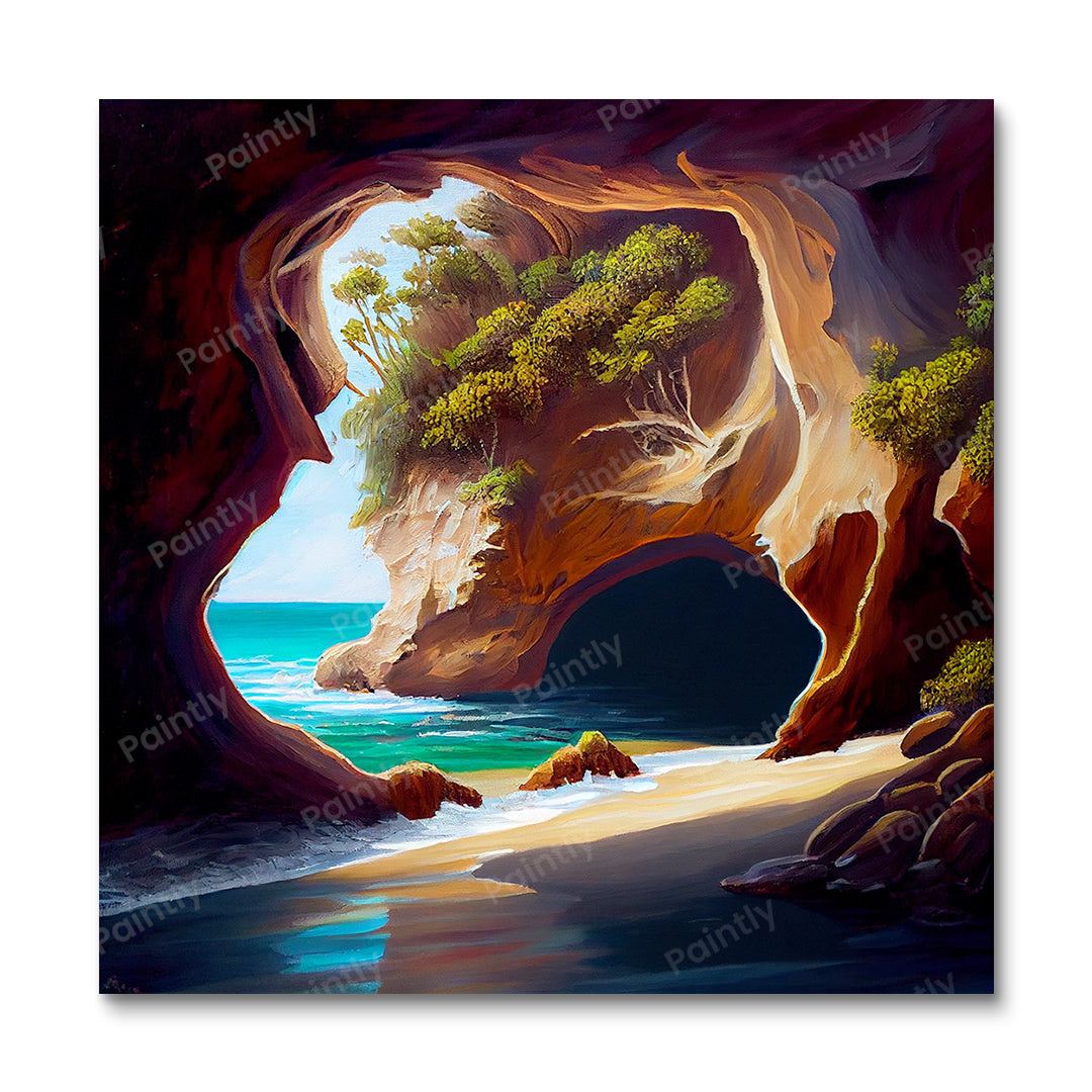 Grotto Track Ocean Road (Diamond Painting)