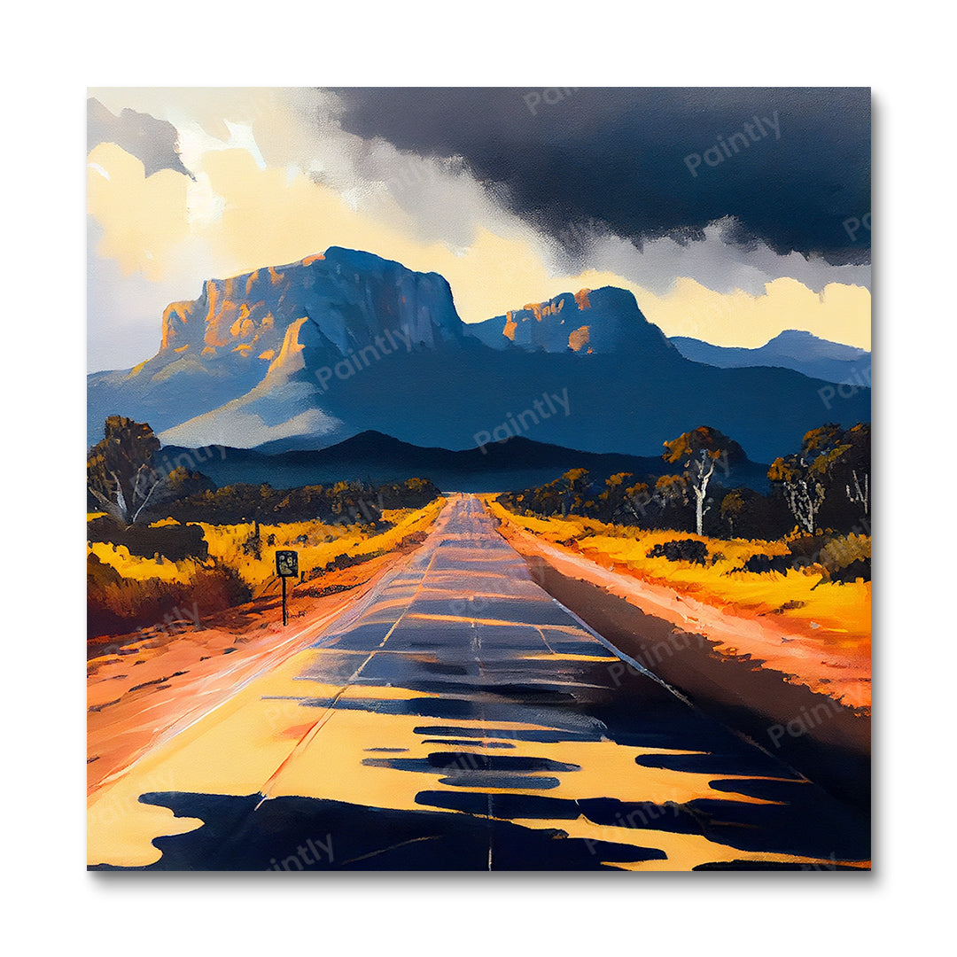 Road to Grampians National Park III (Paint by Numbers)