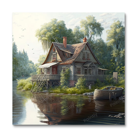 The Creekside Escape (Paint by Numbers)