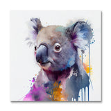 Paint Splash Koala af Avery (Wall Art)