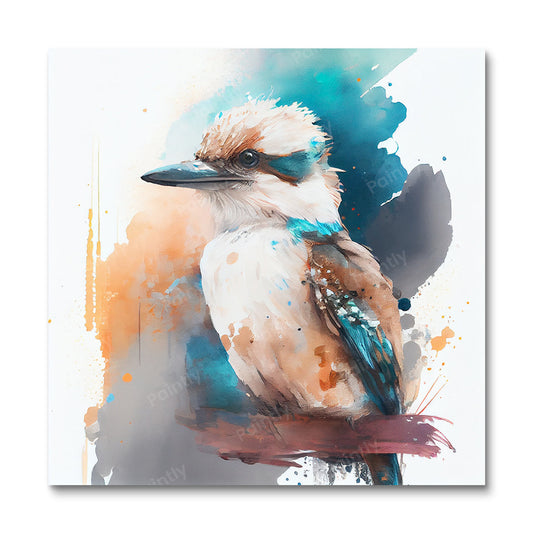 Paint Splash Kookaburra af Avery (Diamond Painting)