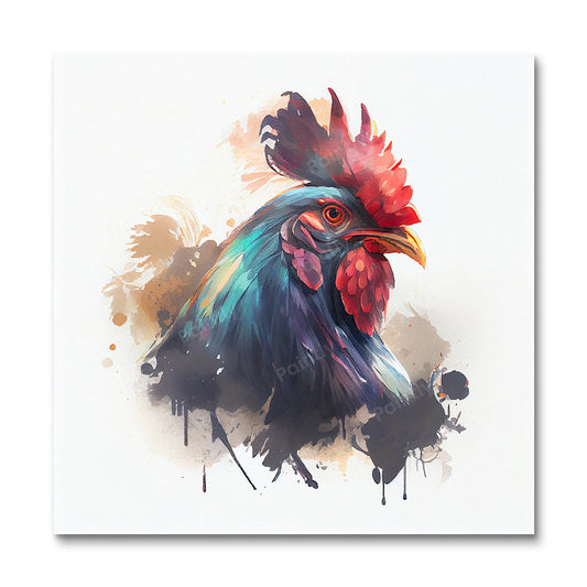 Paint Splash Rooster af Avery (Diamond Painting)