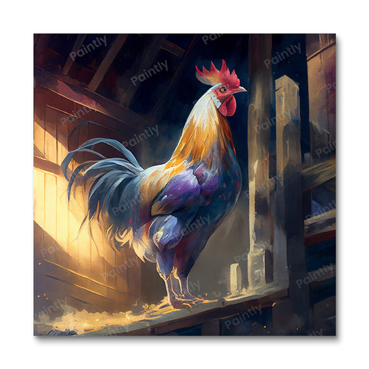 Rooster I (Paint by Numbers)