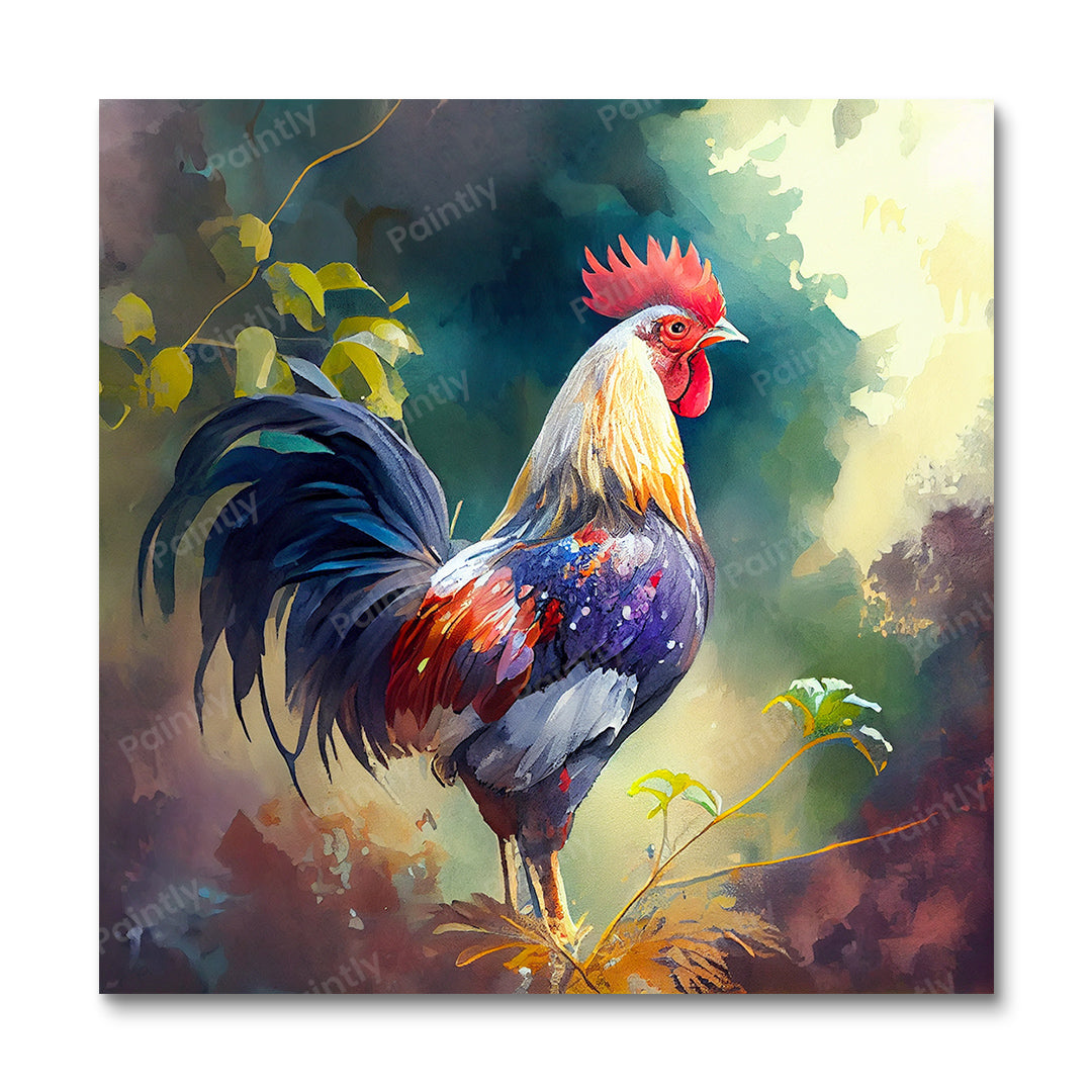 Rooster IV (Paint by Numbers)