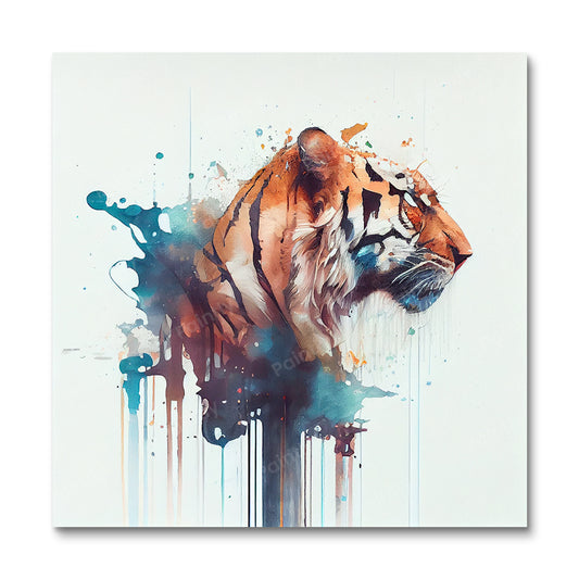 Paint Splash Tiger III by Avery (Paint by Numbers)