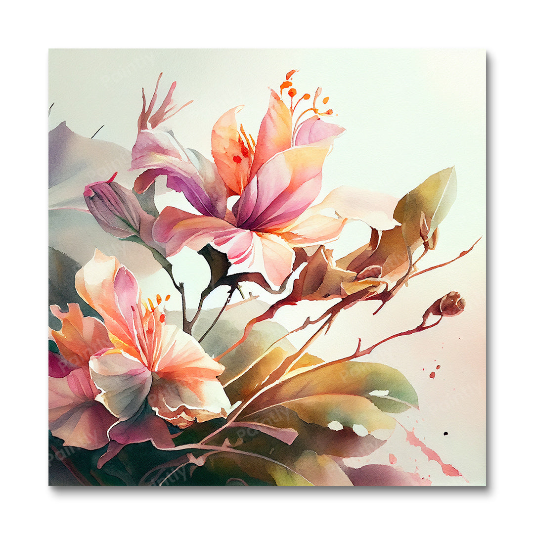 Vibrant Flowers V (Wall Art)