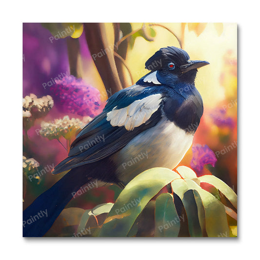 Photogenic Magpie (Diamond Painting)