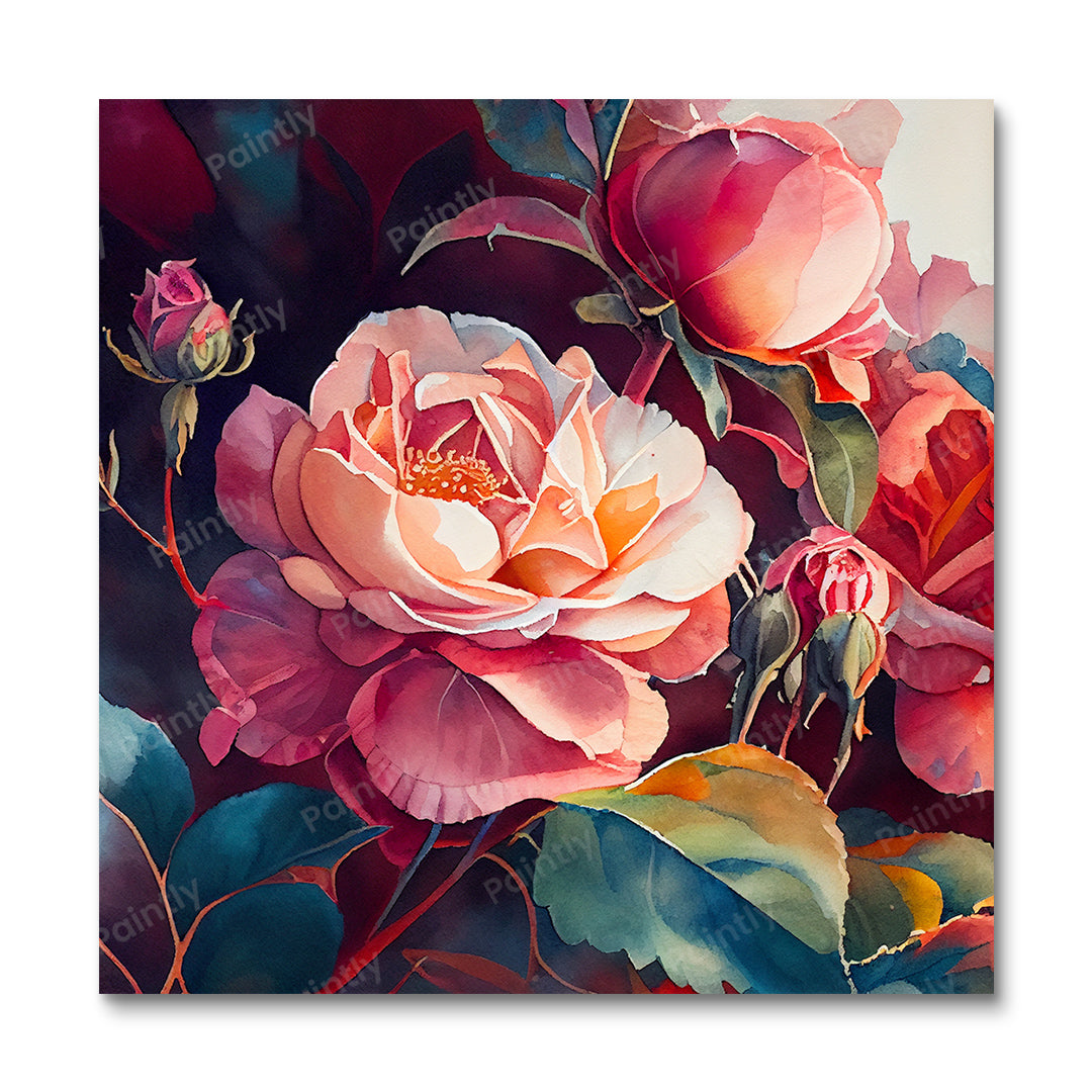 Rose Paradise I (Diamond Painting)