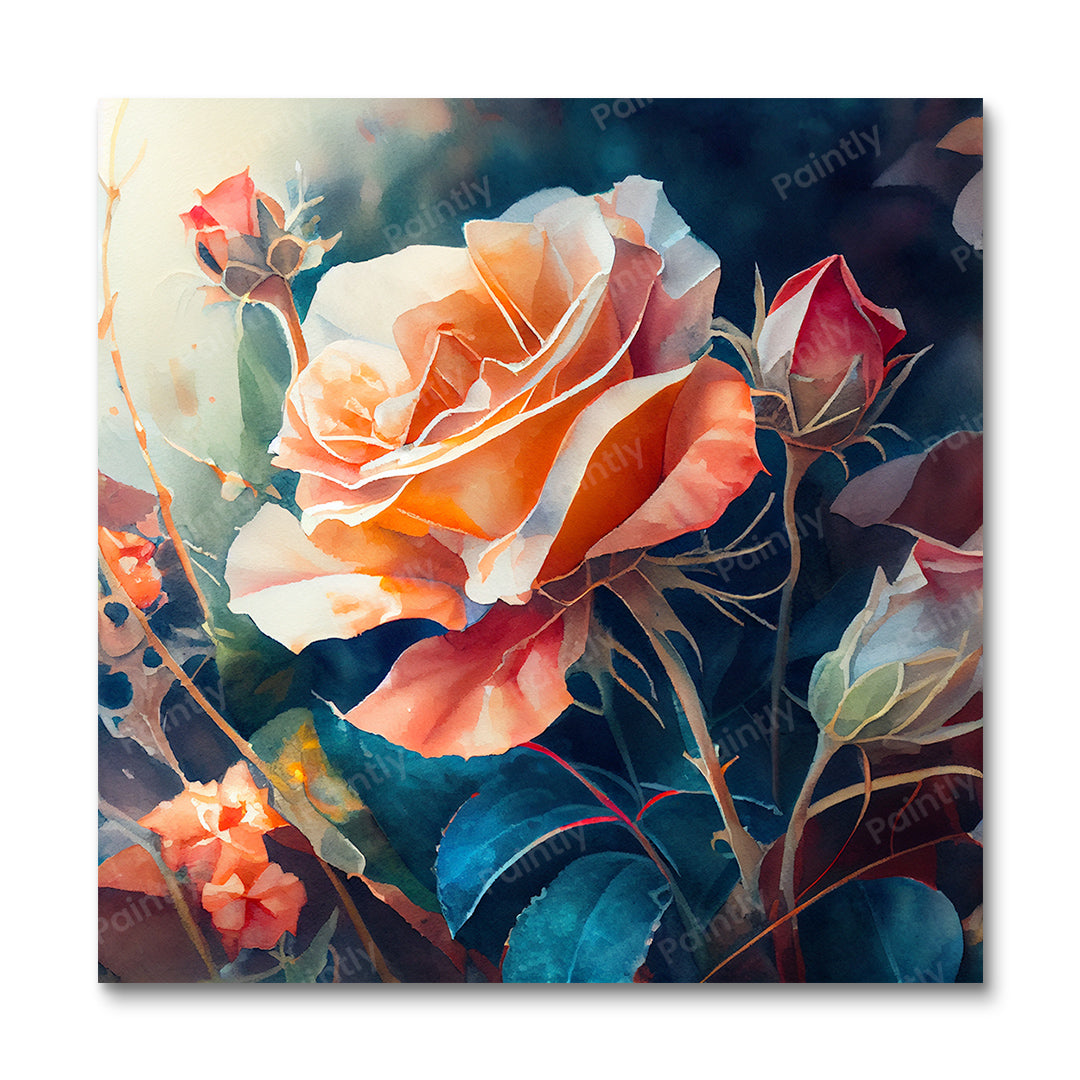 Rose Paradise III (Paint by Numbers)