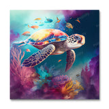 Sea Turtle Stroll I (Paint by Numbers)
