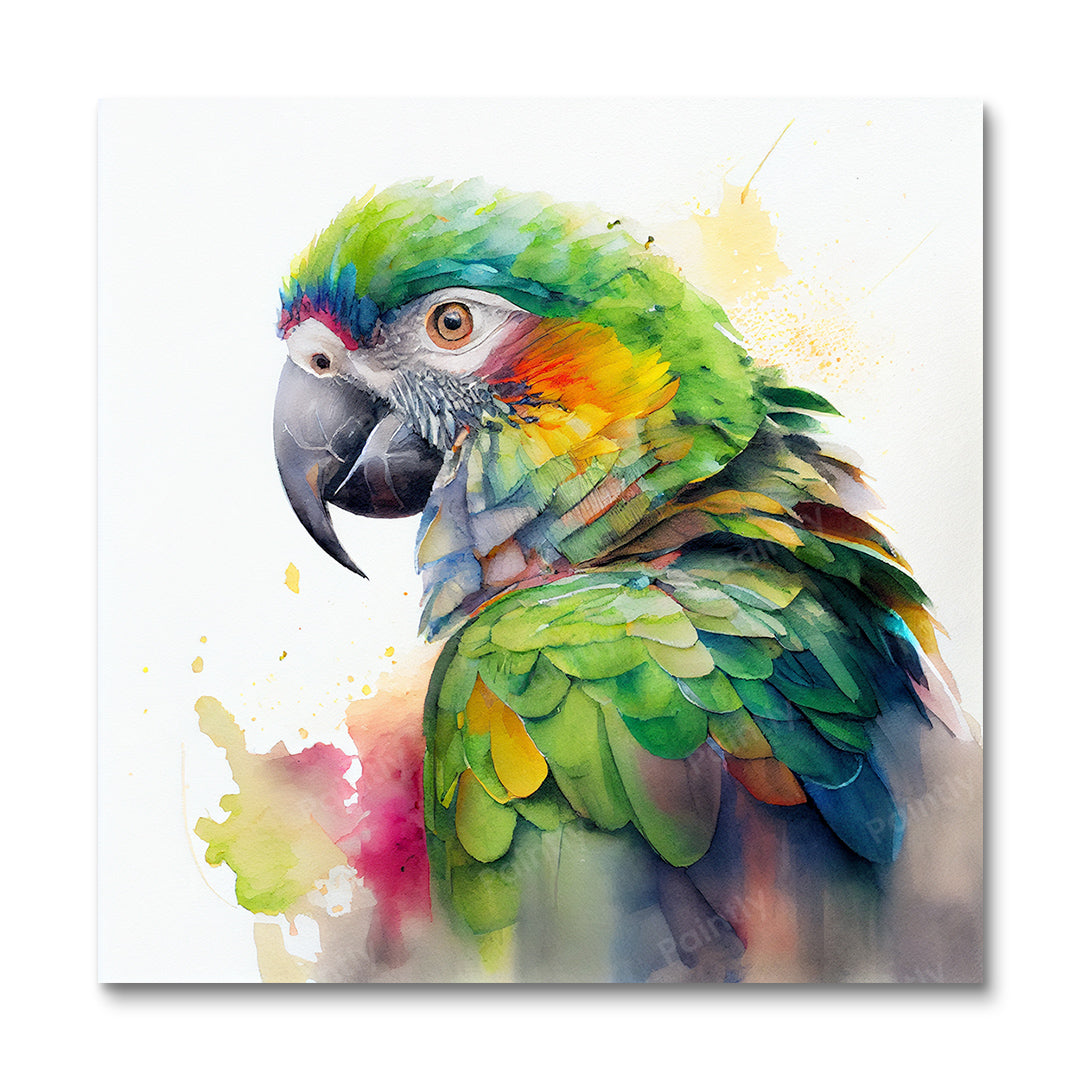 Macaw Portrait (Paint by Numbers)