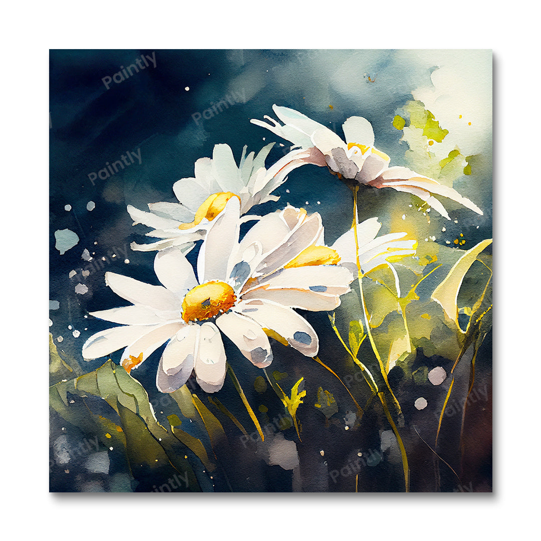 Dew Drop Daisies (Paint by Numbers)