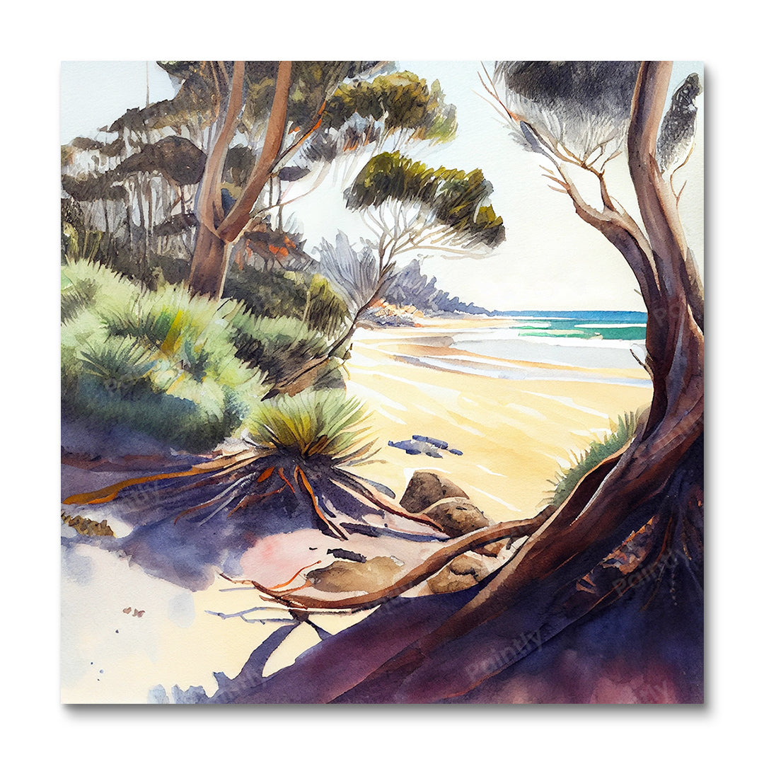 Koonya Beach I (Paint by Numbers)