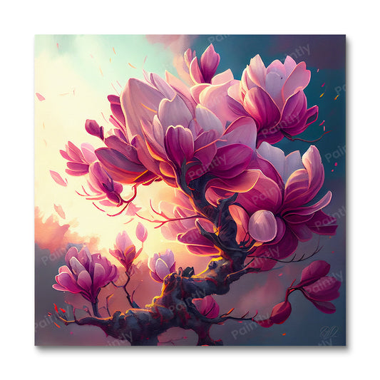 Magnolia Flowers IV (Paint by Numbers)