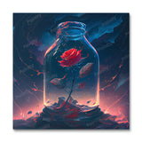 Isolated Rose X (Paint by Numbers)