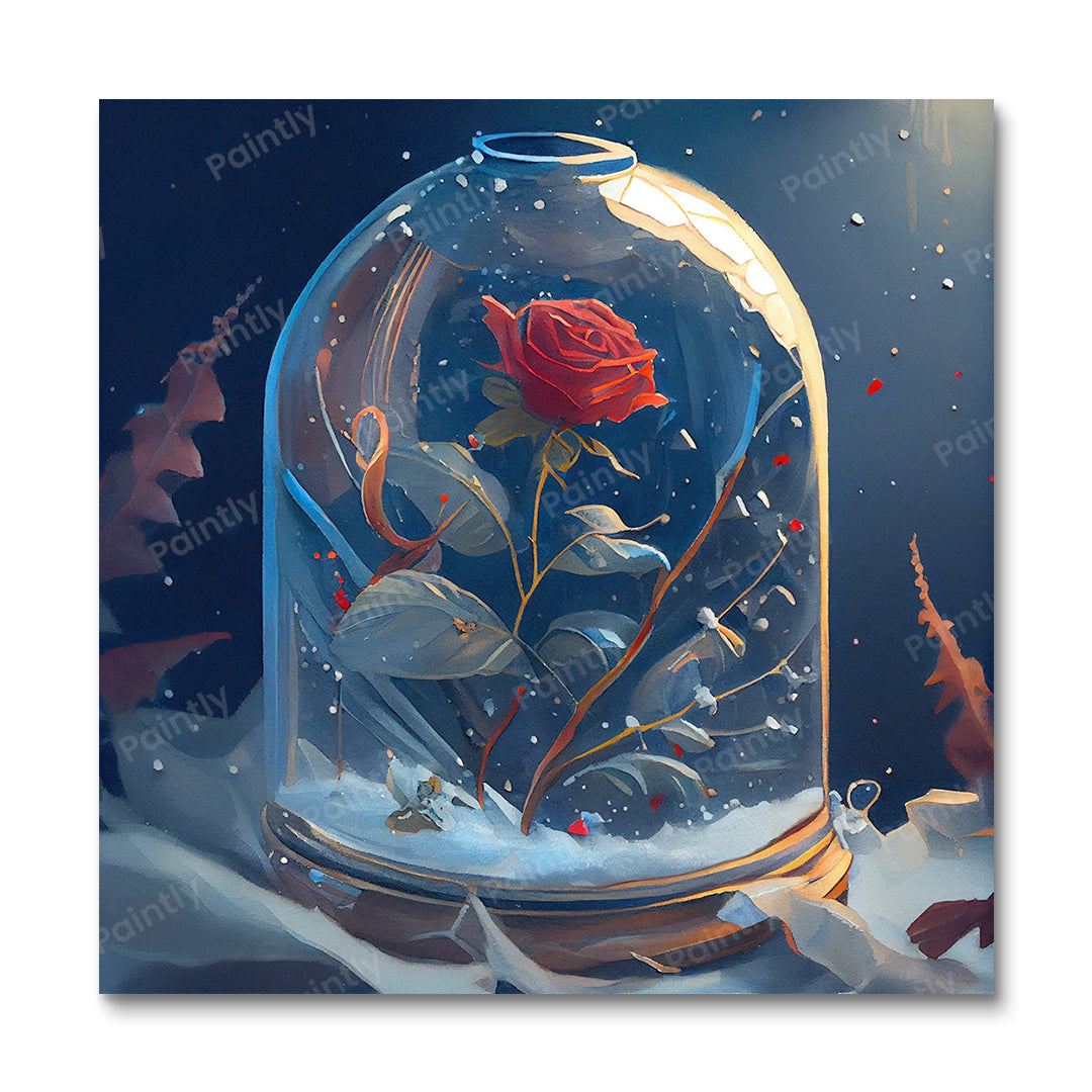 Isolated Rose IV (Wall Art)