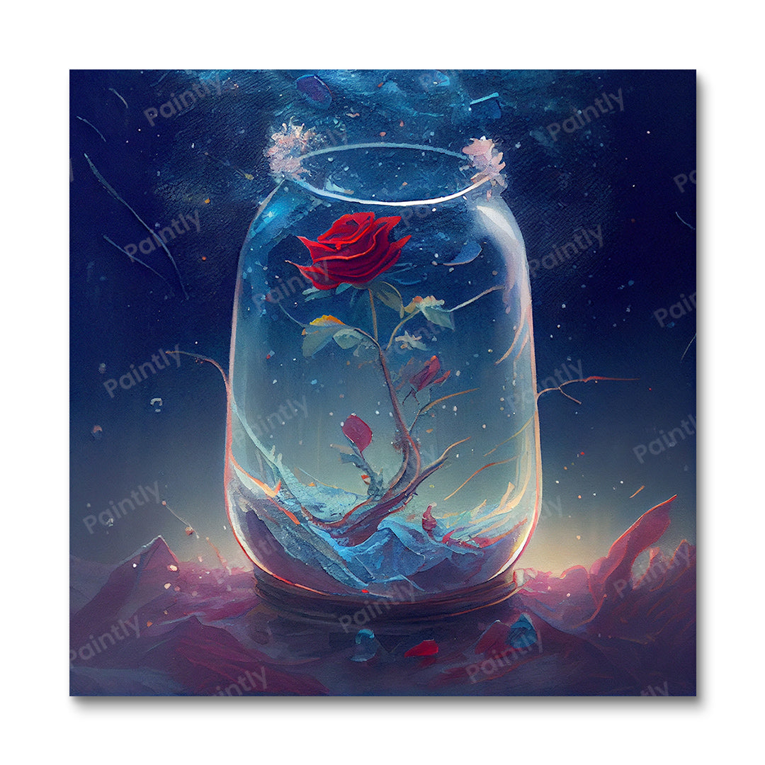 Isolated Rose VII (Wall Art)