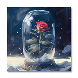 Isolated Rose II (Paint by Numbers)