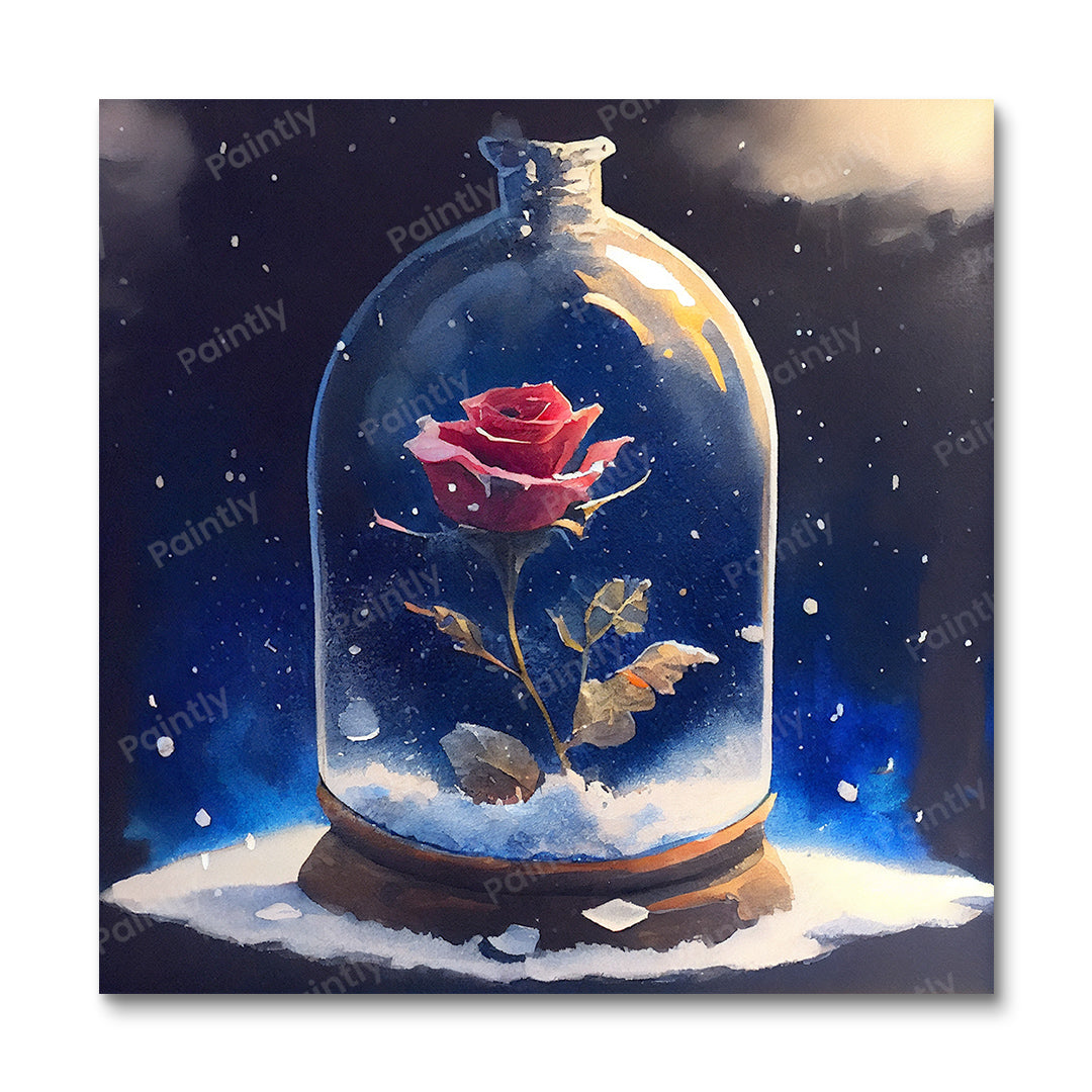 Isolated Rose I (Wall Art)