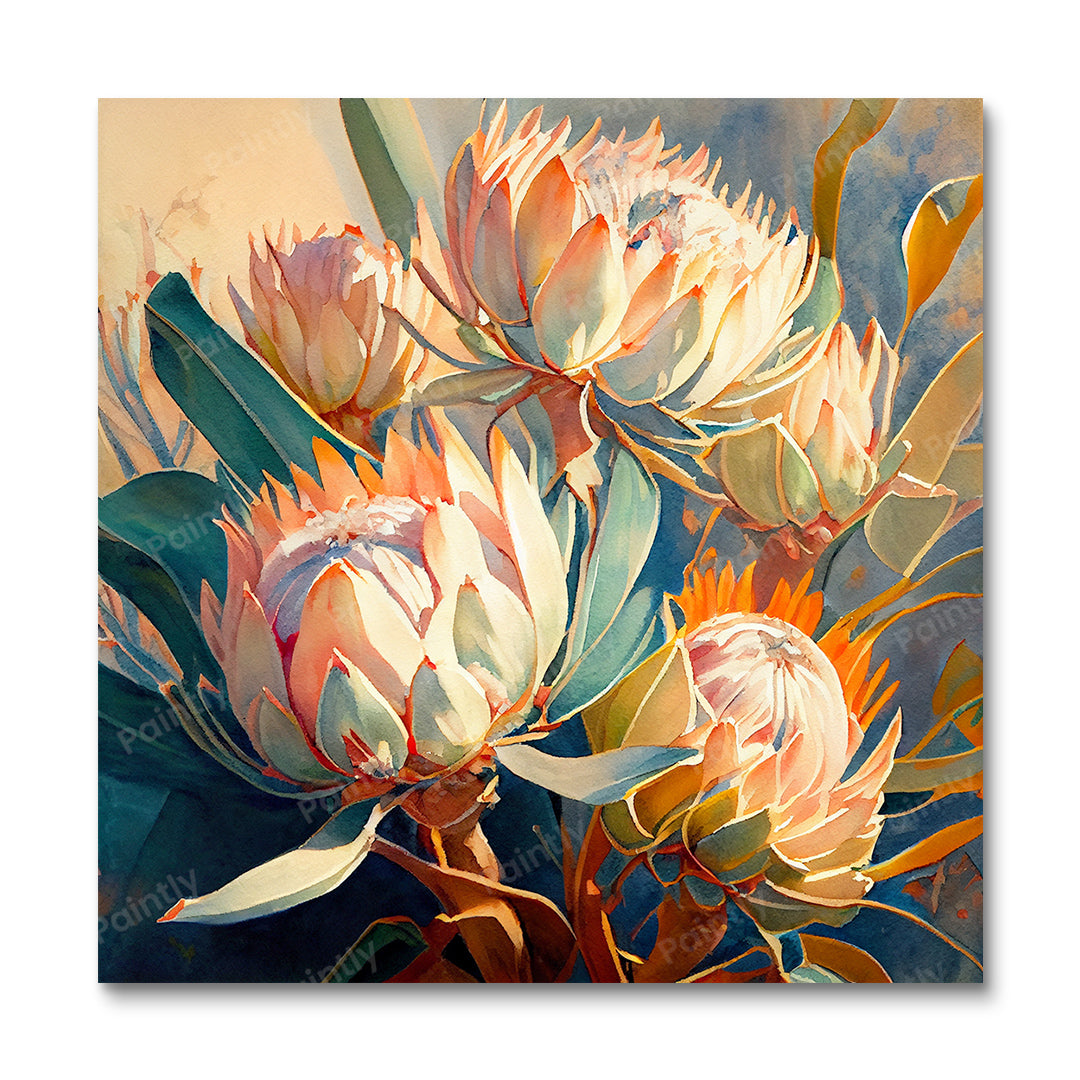 Proteas I (Paint by Numbers)