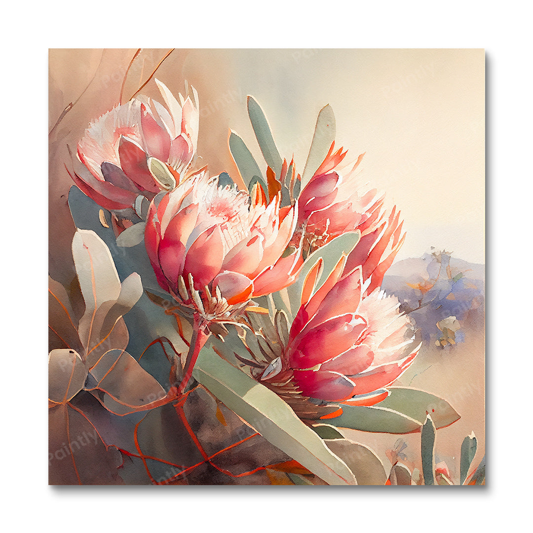 Proteas II (Paint by Numbers)