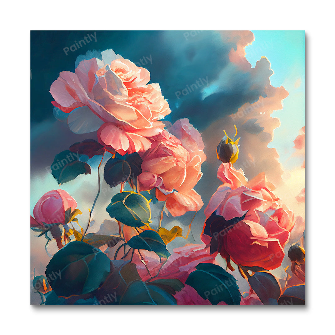 Rose Paradise IV (Diamond Painting)