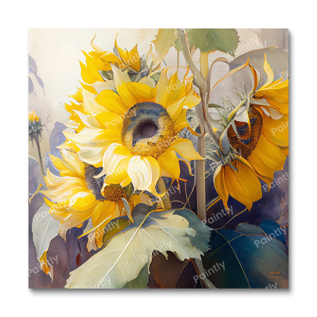 Sunflowers II (Paint by Numbers)