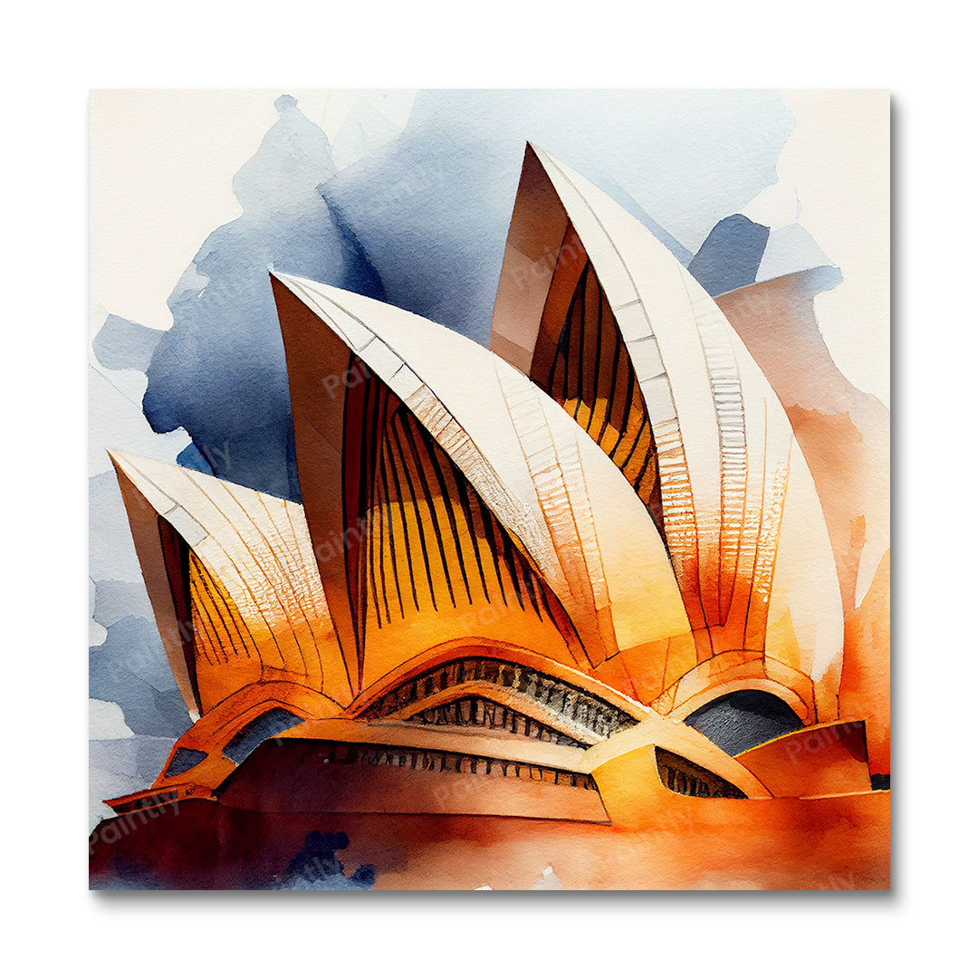 Opera House III (Paint by Numbers)