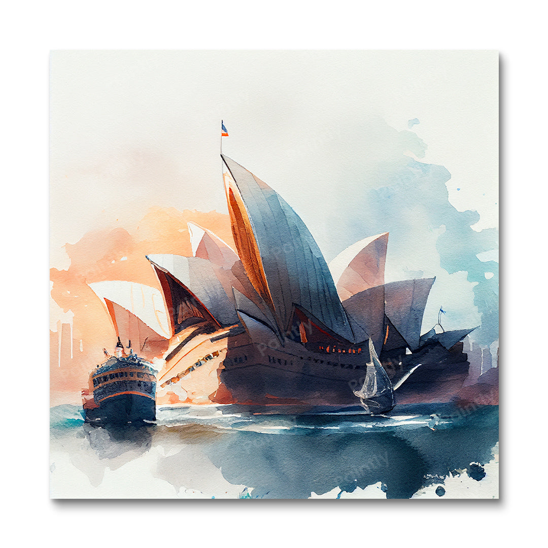 Opera House VI (Paint by Numbers)