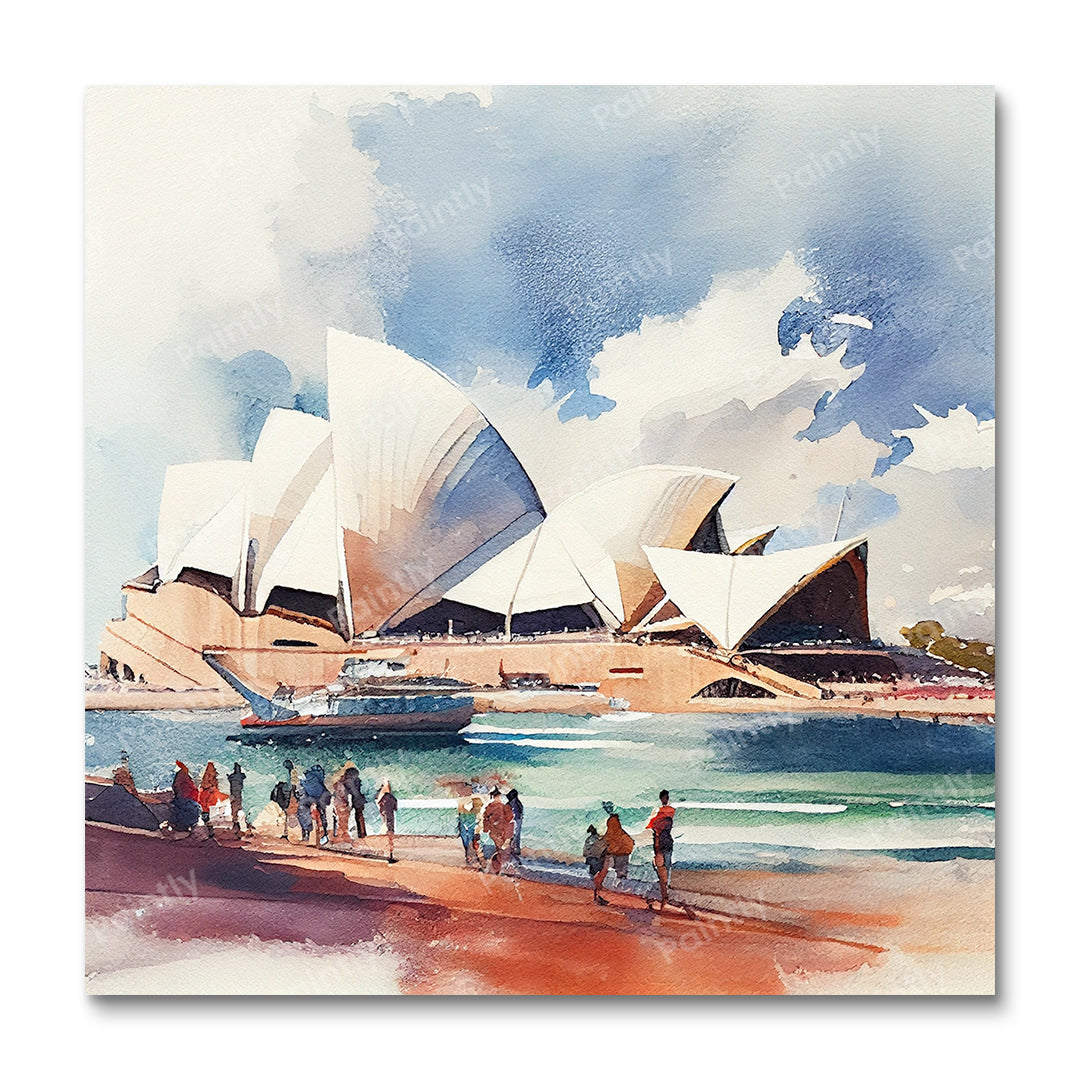 Opera House IV (Paint by Numbers)