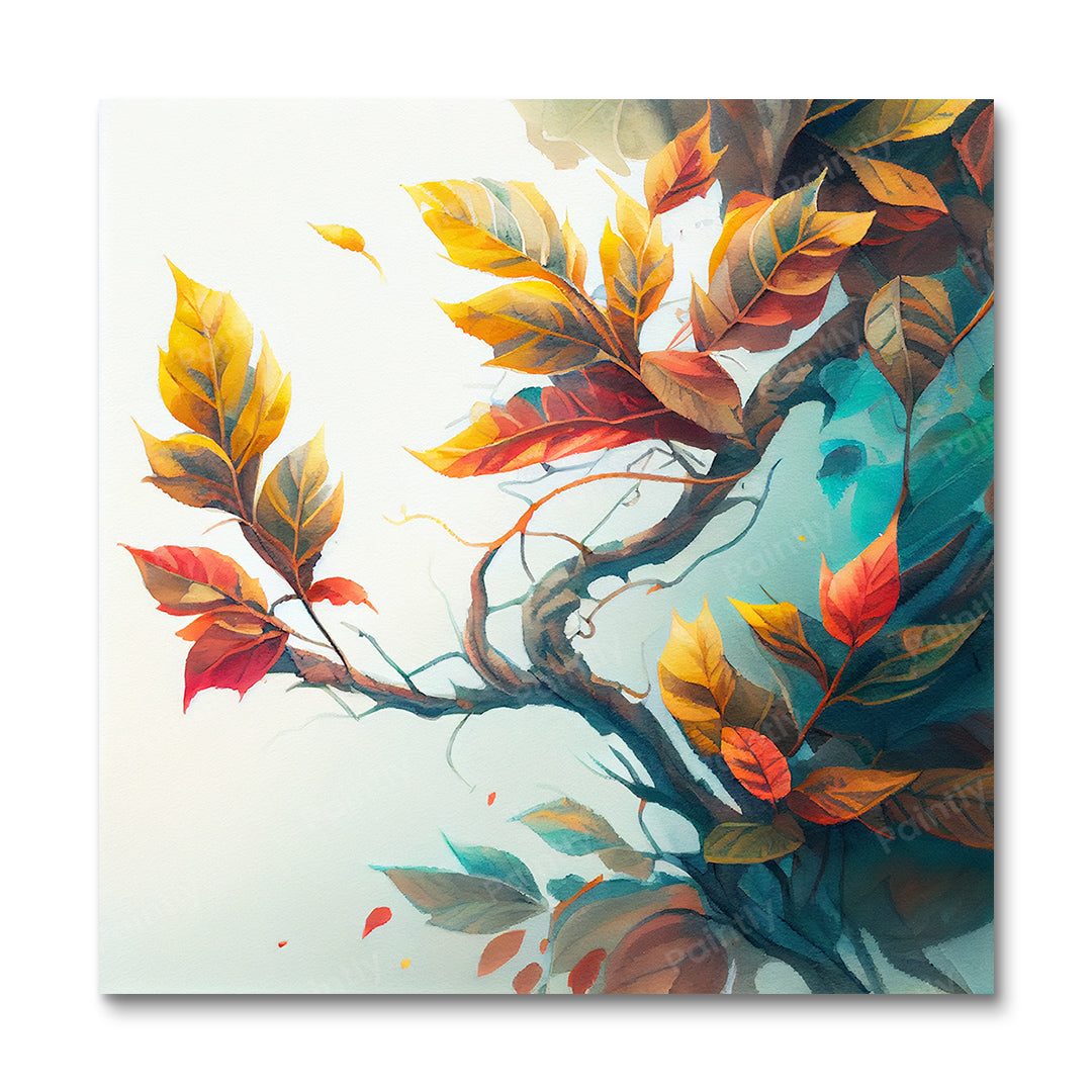 Leaf Aesthetic I (Diamond Painting)