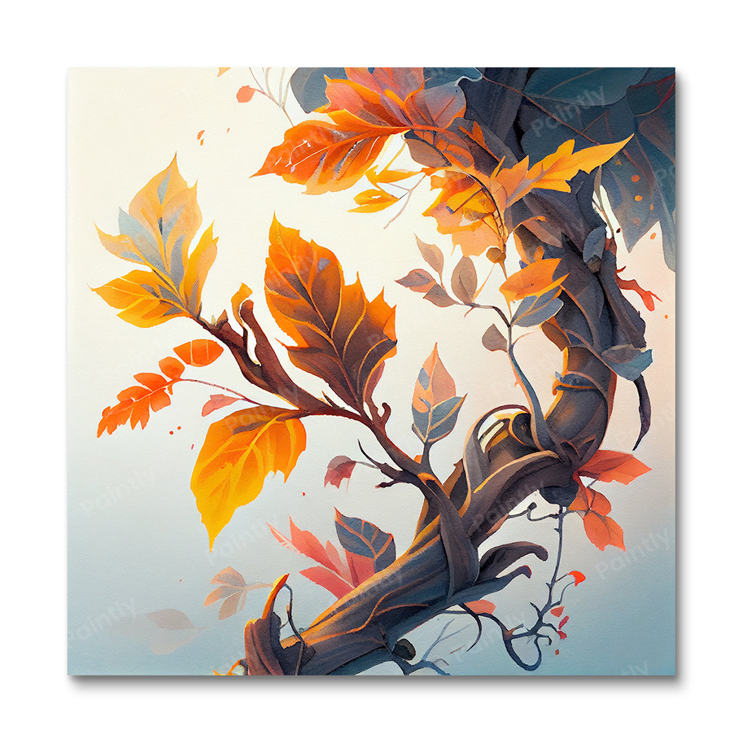 Leaf Aesthetic III (Diamond Painting)