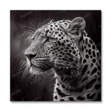 B&W Leopard I (Wall Art)