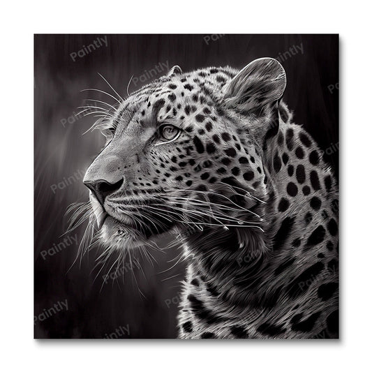 B&amp;W Leopard I (Vægkunst)