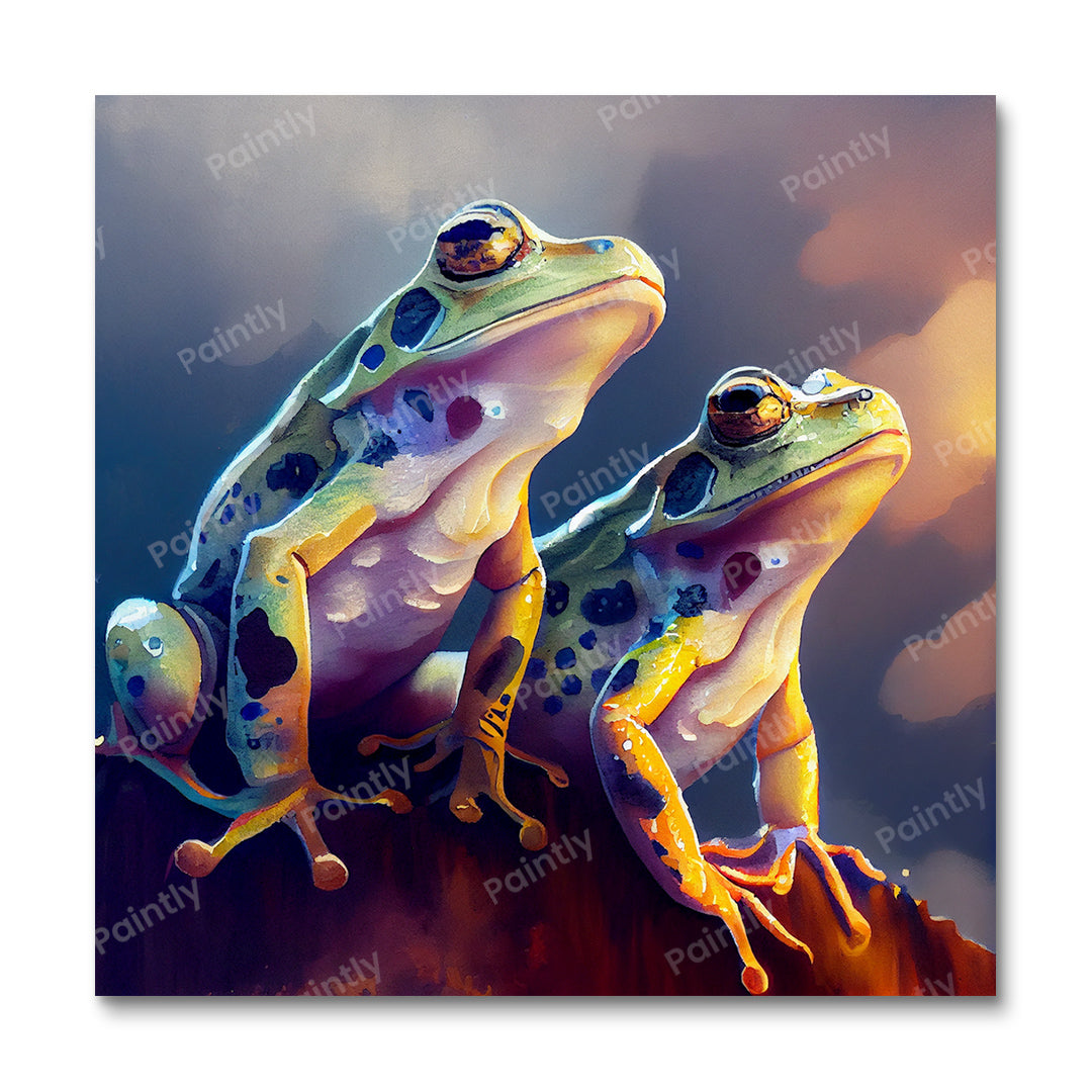 Frogs I (Paint by Numbers)