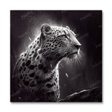 B&W Leopard II (Wall Art)