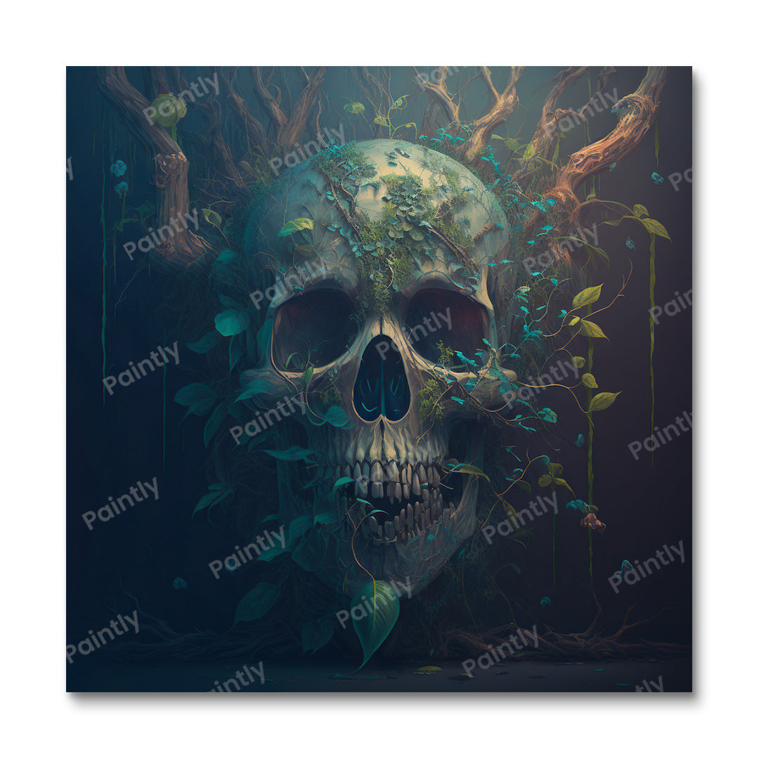 Jungle Skull II (Paint by Numbers)