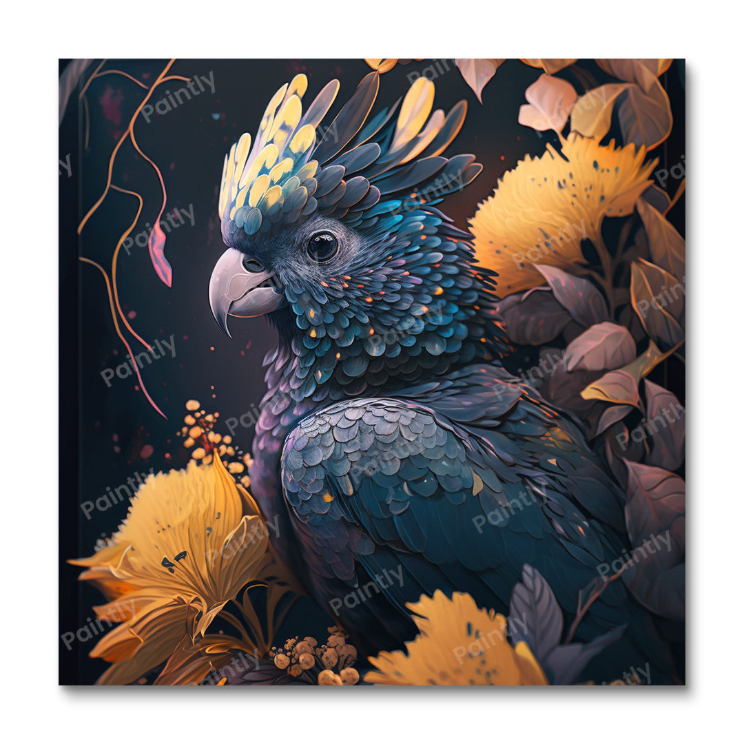 Matte Cockatoo IX (Wall Art)