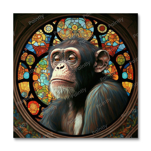 Holy Chimp (Diamond Painting)