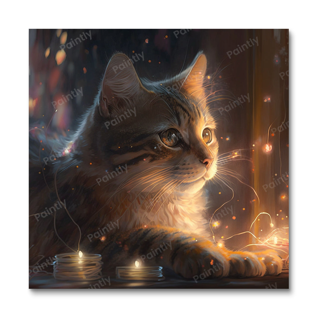 Pixy Light Cat (vægkunst)