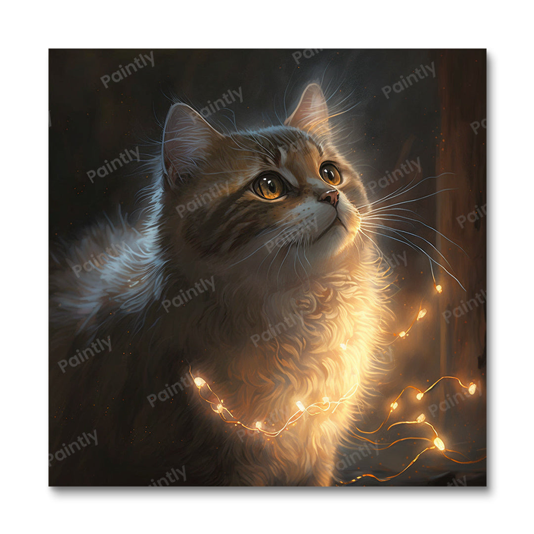 Pixy Light Cat II (Diamond Painting)