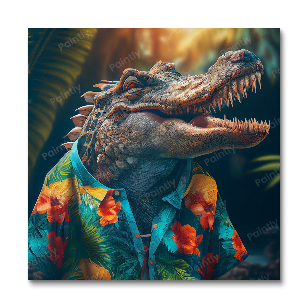 Lonely Party Croc IV by Varys Inc (Diamond Painting)