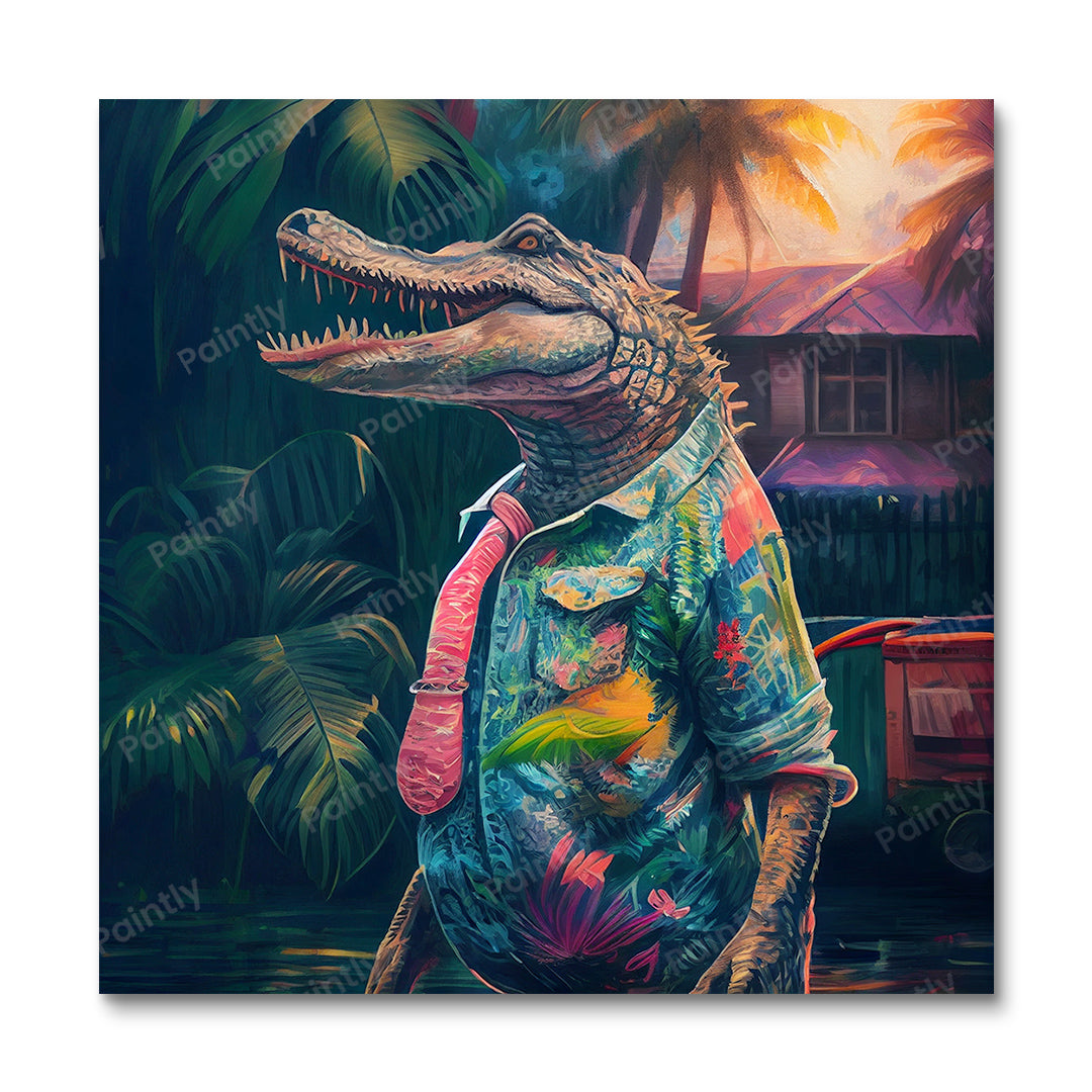 Lonely Party Croc V by Varys Inc (Diamond Painting)