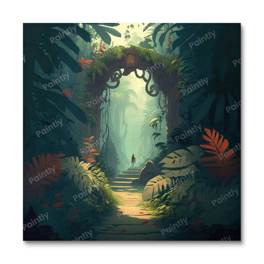 Scenic Jungle (Diamond Painting)