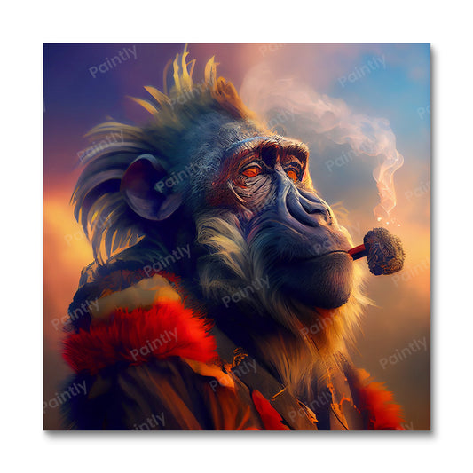 Dope Baboon II by Varys Inc (Paint by Numbers)