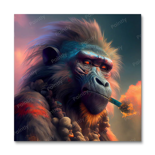 Dope Baboon I af Varys Inc (Wall Art)