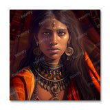 Indian Beauty (Paint by Numbers)