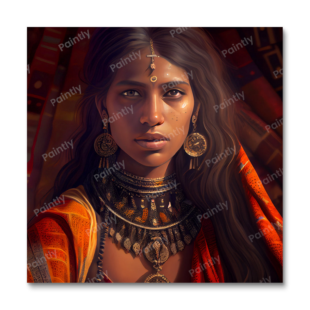 Indian Beauty (Wall Art)