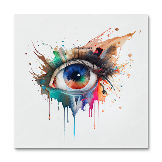 Abstract Eye III (Paint by Numbers)