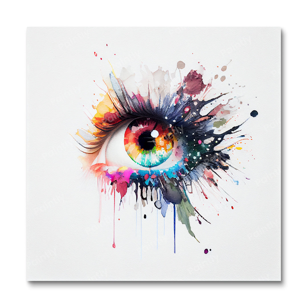 Abstract Eye II (Paint by Numbers)